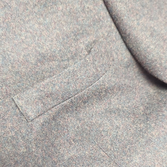 19924 Oscar de la Renta Two Button Blazer Green size 42R preppy Business casual - Picture 7 of 10